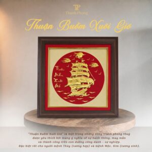 Tranh dát vàng tân gia 001